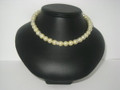 Ivory Pearl & Crystal Rondelle Necklace
