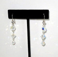 Sterling Silver Crystal Earrings (sold)