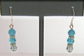 Triple Blue Spectrum Earrings