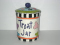 "Treat Jar" Medium Dog Canister