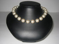 Beige Pearl & Black Jade Necklace (sold)