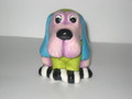 Blue, Purple, & Green Sitting Dog Bank