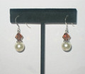 Pearl & Topaz Crystal Earrings (sold)