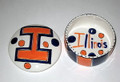 University of Illinois "U of I" Round Box