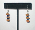 Blue & Orange "Illini" Earrings (sold)
