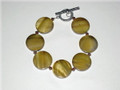 Bronze Rivershell & Crystal Bracelet (sold)
