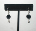 Jet Black & Pearl Dangle Earrings (sold)