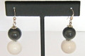White & Black Jade Earrings (sold)