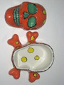 Polka Dot Skull Box (sold)