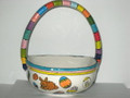 Easter Basket with bunnies and chicks