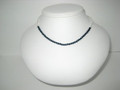 Double Crystal & Jet Swarovski Necklace with Round Clasp