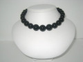 Large Round Black Necklace  (sold)