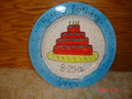 Happy Birthday Drew Cake Plate