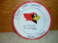 ISU "Red Bird" Personalized Large Plate