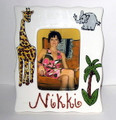 Personalized "Nikki" Safari Picture Frame