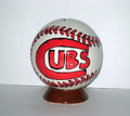 Chicago Cubs Baseball Bank with stopper (sold)