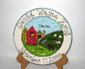 Farm Scene Personalized Baby Plate