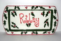 "Riley" Holly Berry Large Platter