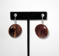 Coconut Twig Clip Earrings (sold)