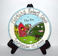 Findley's Personalized Farm Scene Baby Plate