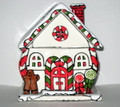 White Gingerbread House Jar/Box