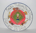 Personalized "Collin Whooley" Sports Baby Plate