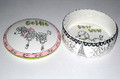 Poodle "Goldie" Dog Round Box (Sold)