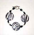Zebra Coin Bracelet (sold)