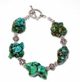 Turquoise & Bali Bracelet