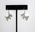 Scotty Dog Silver Earrings (sold)