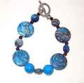 Blue Swirl Bracelet 2 (sold)