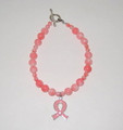 Pink Breast Cancer Bracelet 1 (SOLD)