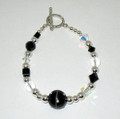 Jet & Swarovski Crystal Bracelet