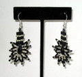 Black Starburst Earrings (sold)