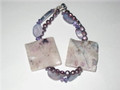 Double Amethyst Bracelet
