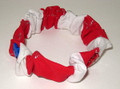 R, W, B Star Dog Scrunchie