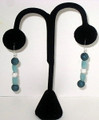 Teal Starburst Earrings