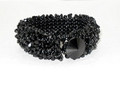A Black Bundle of Crystals Bracelet III