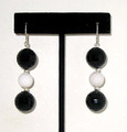 White Tiger's Head Earrings