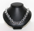 Octagon Shaped Crystal Chandelier Necklace