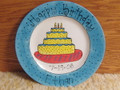 Happy Birthday Ethan Cake Plate