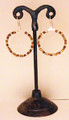 Indian Cube Hoop Earrings