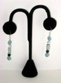 Amazonite & Swarovski Crystal Earrings