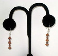 Dark Topaz Long Swarovski Earrings
