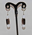 Smokey Quartz & Jade Earrings