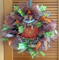 Pumpkin It's Fall Y'All Wreath