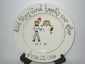 Personalized Wedding Plate