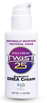 Twist 25 DHEA Supplement Cream 