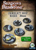 Shadows of Brimstone: Derelict Ship Bases 30mm