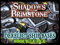 Shadows of Brimstone: Derelict Ship Bases 40mm BULK PACK (18 bases)